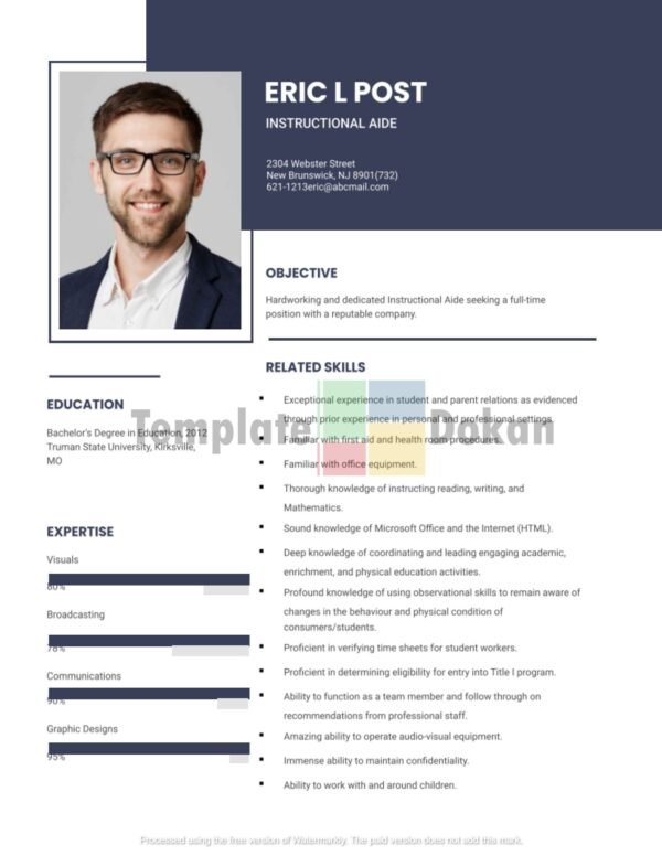 Instructional Aide Resume